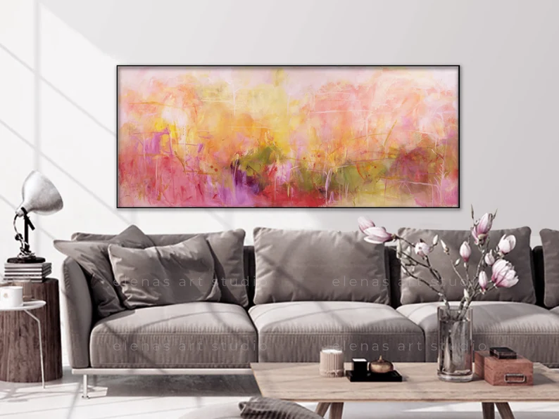 Pink Abstract Art - Abstract Artists